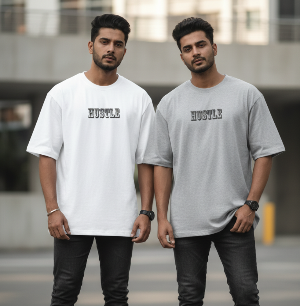 Unisex Oversized Hustle T-Shirt