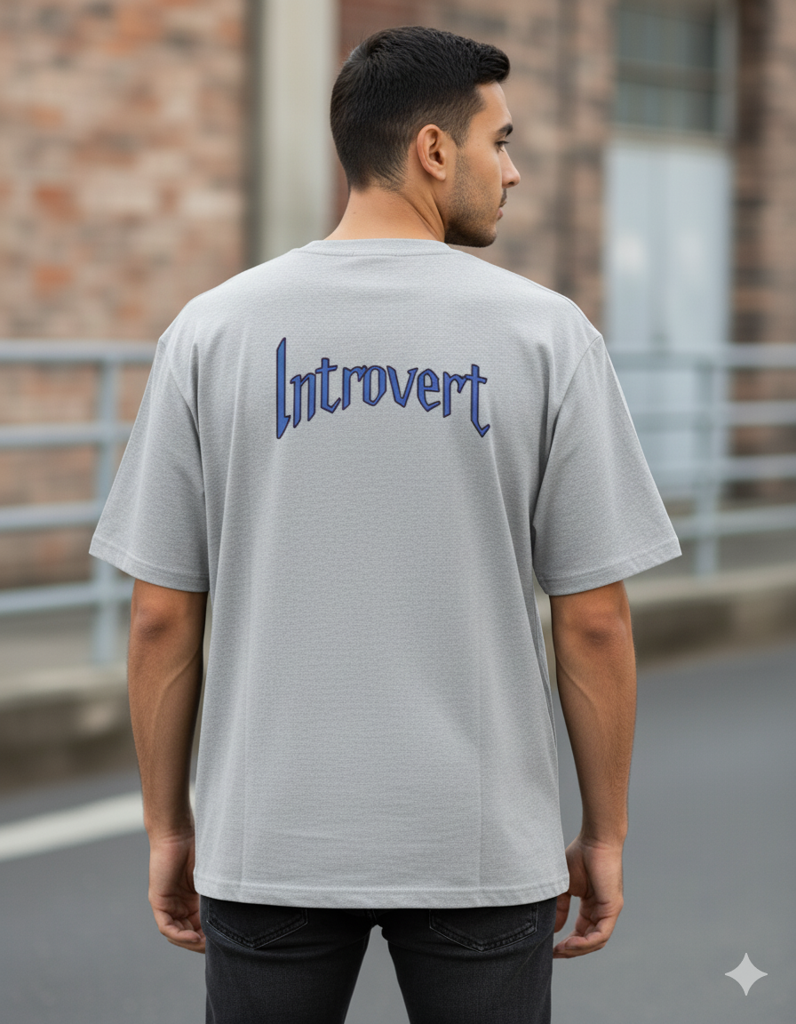 Unisex Oversized Introvert T-Shirt