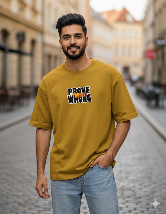 Unisex Oversized "Prove me wrong" T-Shirt