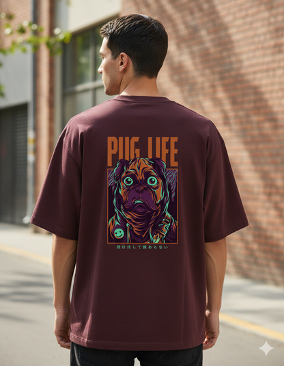 Unisex Oversized PUG LIFE T-Shirt