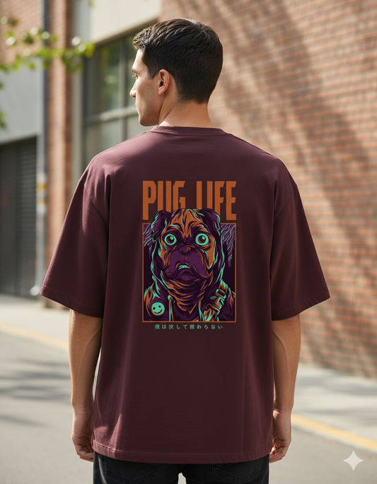 Unisex Oversized PUG LIFE T-Shirt